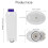 3 Packs Coffee Machine Water Filter for  DLSC002 Replacement Filter Cartridge with Activated Carbon 5
