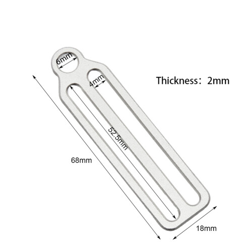 Scuba Diving Tech Diving Sidemount BCD Fixing Buckle Rope Retainer for 2Inch Webbing Diving Accessories 2