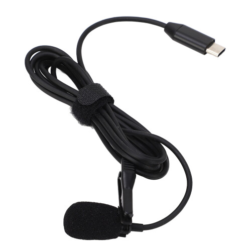 Lightweight Compact Design Full Directional Microphone Background Noise Isolation Wind Noise Reduction High Sensitivity Easy To Use Type C Interface 1