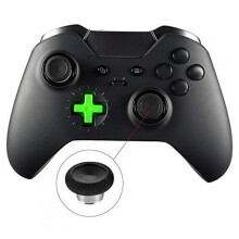 6 in 1 Swap Thumbstick Grips Replacement Parts for  One Elite Controller - Black
