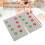 2er Pack Vision-Training-Karten mit Führungsstab, PVC 8