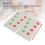 2er Pack Vision-Training-Karten mit Führungsstab, PVC 3