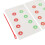 2er Pack Vision-Training-Karten mit Führungsstab, PVC 9