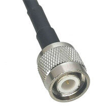 RG58 TNC Male Plug to TNC Male Plug Right Angle Connector RF Jumper Pigtail Cable