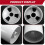 2.7Cm Aperture Outdoor  Training Flagpole Hole Cup  Training Aids Three Holes White Plastic  Hole Cup 2