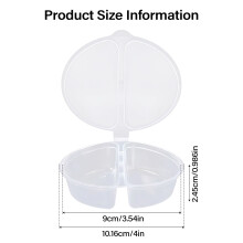 (20PCS) Leakproof Plastic Sauce Box for Work & Travel (50ct)