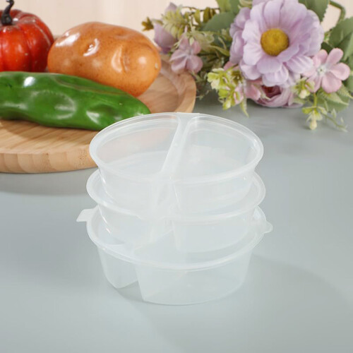(10pcs) Boîtes Sauce Plastique Imperméables (50)