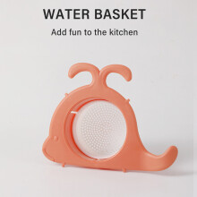 (Orange) Sink Strainer for Kitchen & Bath, Anti-Clogging