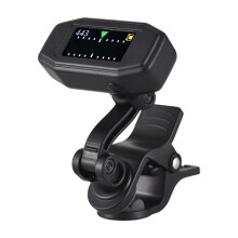 AROMA Accordeur clip-on pour guitare 90 mAh, 41  60  21 mm noir