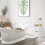 Mobiletto da bagno bianco 5
