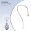 E27 to E27 Light Lamp Bulb Flexible Extension Adaptor Converter (White,60cm) 7