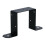 Sturdy U-Shaped Pipe Clamp for Wood Post Mounting 1