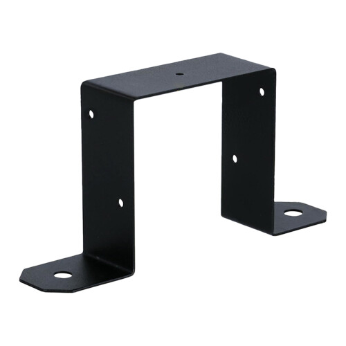 Sturdy U-Shaped Pipe Clamp for Wood Post Mounting