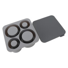 4 pièces moule à glaçons cylindrique creux gris 20/30/40oz