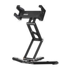 Schwarze Aluminium-Handyhalterung 8,53,82,3 cm 150 g 15/14/13/12