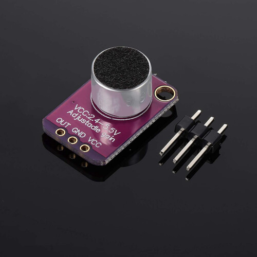 10 Pz Electret Microfono Amplificatore Regolabile Max4466 Modulo Microfono Preamplificatore Viola Breakout Board per 2