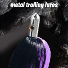 9inch Trolling Bait Jig  Game Diepzee Tonijn Vissen Messing Kop Tungsten Metalen Trolling Lure Islander Lures
