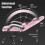 Ergonomic Gaming Chair with Lumbar Support Pink 5