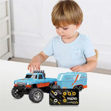 TRASPED  RC  Truck 1:64 Scale Off-Road Climbing Car 2.4Ghz Remote Control Children Toy Gift Orange