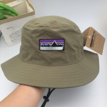 (Army Green)Sombrero de Pescador Neutro de Verano Montaña Bordado Decoración Exterior Sombrero Sol