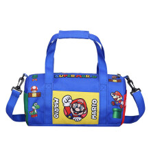 (Blue)Kinder Cartoon Super Mario und Pananman Druck Messenger Bag mit hoher Kapazität