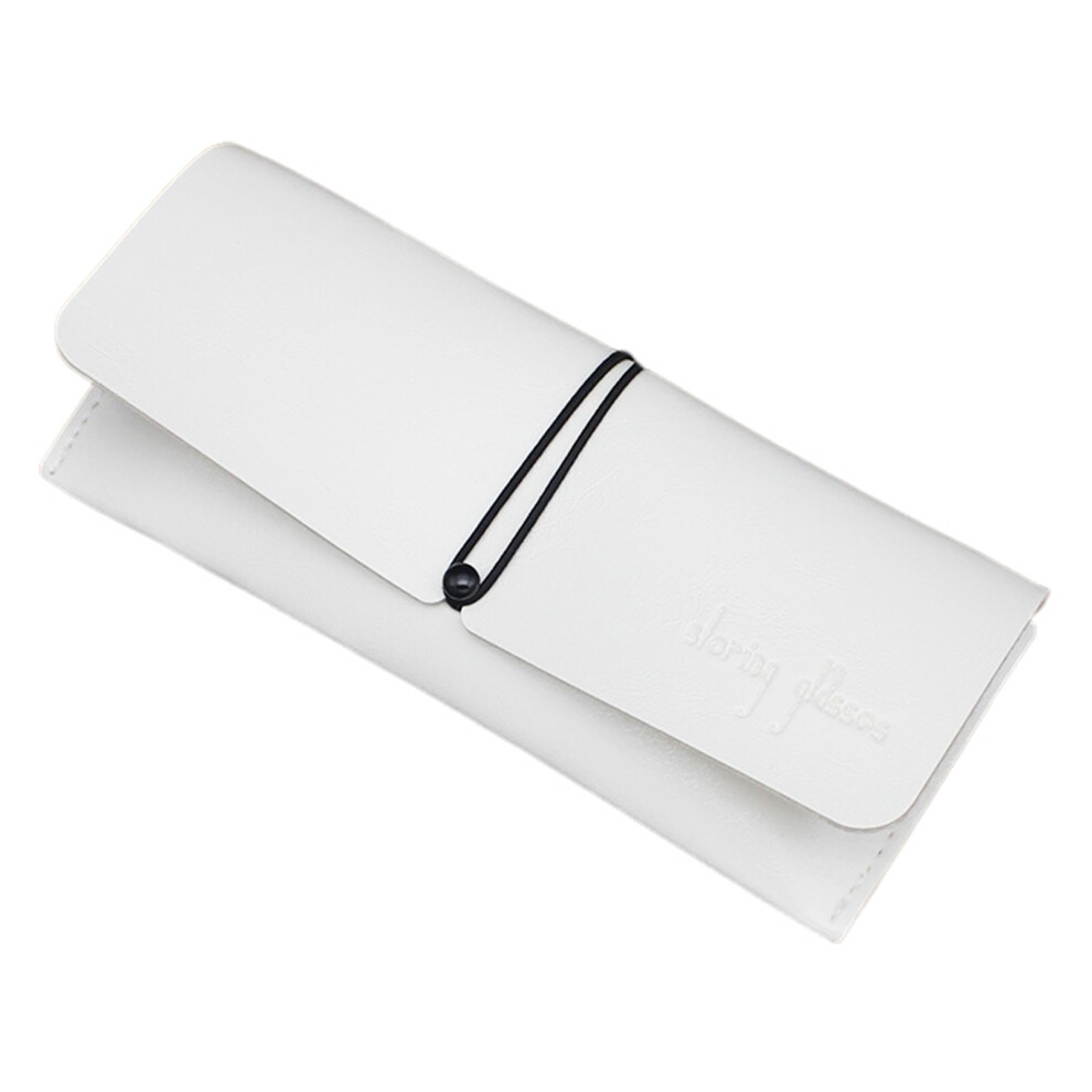 Dachuang Beauty (White) Pu Leather Sunglasses Pouch & Lanyard - 50 Char
