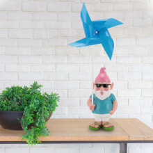 Statue de gnome de jardin en résine, 210 105 mm, 500,00 g
