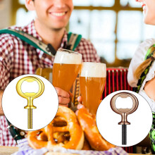 40Pcs Metal Bottle Opener Blanks Stainless Steel Bottle Opener Inserts Kit Threaded Beer Opener Hardware,5 Colors
