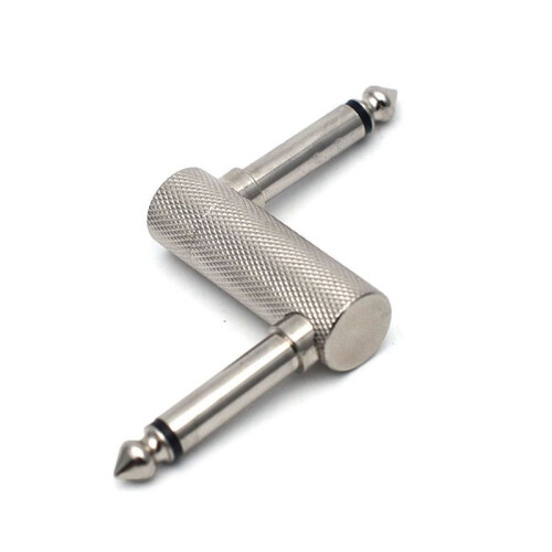 Z-Effect Adapter Guitar Effects Pedal Coupler Male to Male Offset Plug Adapter Cylindrical Threaded Adapter 2