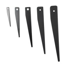 5 Stuks Mouwen Morse Taper-Drift Brede Toepassing Draaibankboor Koolstofstaal Rechte Morse Taper
