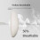 Mjuk Massagekudde Face Relax Memory Foam Relax Nackstöd Skönhetssalong Ansiktskudde för SPA U Shape Kudde Ansiktskudde Grå 5