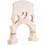 Standard Maple Bridge Replacement Part for Double Bass Adjustable Upright Bass Bridge,3/4 Size 3