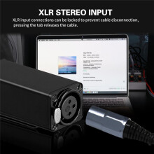 HIFI Headphone Amplifier XLR to 3.5MM Audio Interface Amplifier Converter Clip Mount Portable Headphone Amplifier