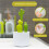 2X Cactus Bottle Brush, Straw Brush, Multifunctional Cleaning Brush Set, Full-Angle Cleaning 6