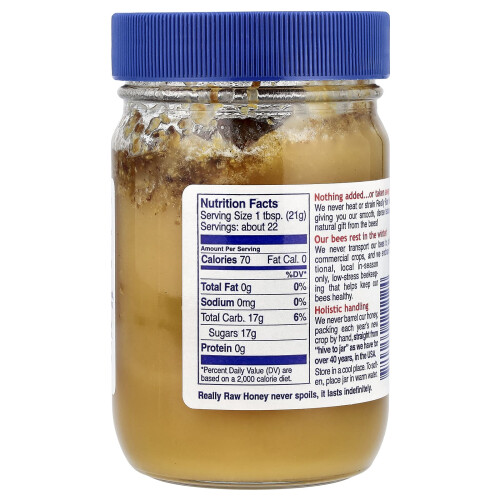 Really Raw Honey, Honung, 1 lb (453 g) 2