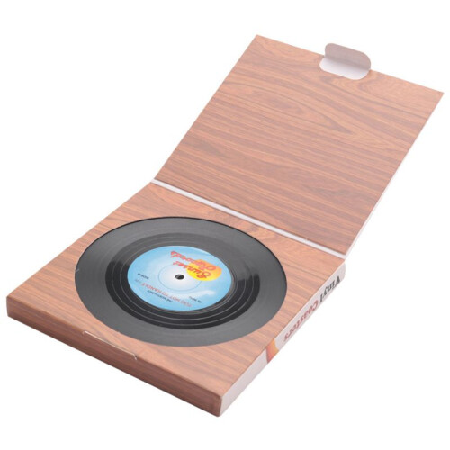 24Pieces Sottobicchieri per Bevande Rotanti In Vinile 1