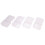 2X Small Clear Plastic Beads Storage Containers Box with Hinged Lid for Accessories,Crafts,Learning Supplies,Screws 2
