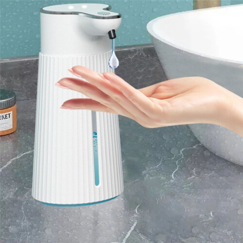 Automatic Soap Dispenser Wall-Mounted Liquid  Washing Hand Machine 400ml Touchless Liquid Drop Soap Dispensers 2