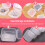 2X Small Clear Plastic Beads Storage Containers Box with Hinged Lid for Accessories,Crafts,Learning Supplies,Screws 8
