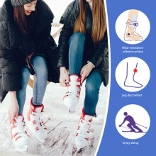 Ski Boot Gel Pads - Impact Resistant Shin Guards