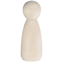 16 Pcs People Shapes, Male&Female Decorative Wooden Doll People, Unfinished Wooden Peg Doll Bodies, Great For Arts And Crafts