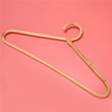 4X Rattan Clothes Hanger Style,Garments Organizer,Rack Adult Hanger,Room Decoration Hanger for Your Clothes.