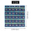 2X 30 Numbered Pockets Chart Cell Phone Organizer Hanging Storage Bag for Classroom Calculator Mobile Phone Holders 9