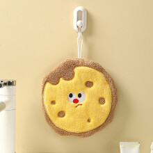 (Cookies) Cartoon Hamburger Hand Towel for Bathroom