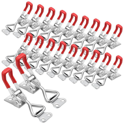 36Pcs Adjustable Toggle  Clamp Pull  4001 Heavy Duty  Lock Metal Door Latches Sturdy Latches Hardware