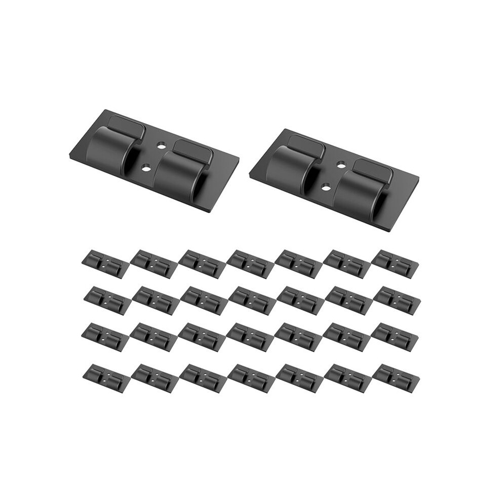 Hooks For Outdoor String Lights Clips, 30Pcs Black Light Clips Heavy Duty Light Hooks For Indoor Outdoor String Lights 4713494014694