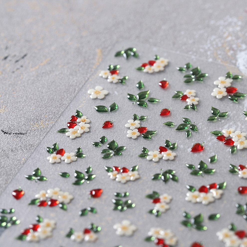 Creation-3C Flower Nail Stickers For Wedding & Daily Use