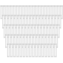 100 Stuks 10Ml Plastic Reageerbuizen met Deksels Vial Seal Cap Container Kleine Opslag Buizen met Doppen Duidelijke Test Lab Buizen