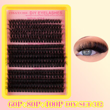 (Single Eyelash) Fake Lashes Black 10-16mm, Perfect for Night Out