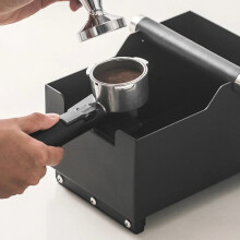 Coffee Knock Box Anti Slip Shock-Absorbent Espresso Grind Grounds Container Dump Waste Bin Cafe Accessories Tool